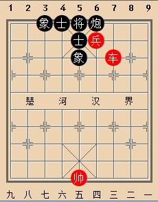 车兵士相全对单炮士象全残局守和要点