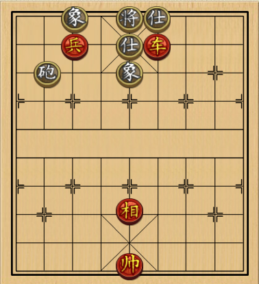 车兵巧胜炮士象全的案例