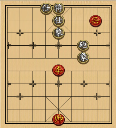 车兵巧胜炮士象全的案例