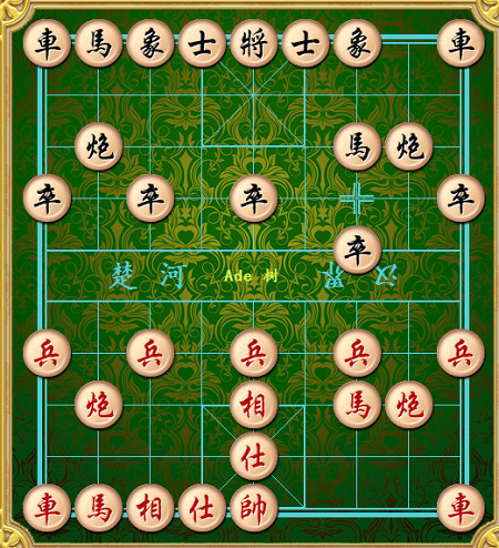 象棋开局技巧之过早补士相提前定型容易被攻击