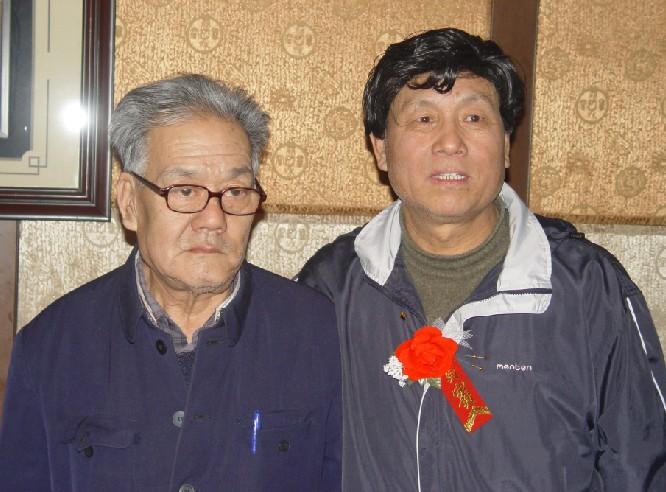 藏如意(左)和金启昌(右)    藏如意(左)和金启昌(右)