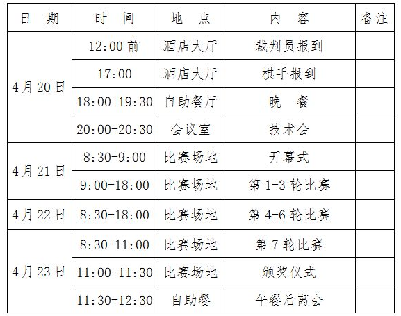 第七届高岗杯赛事安排 第七届高岗杯赛事安排