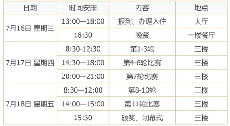 元朗荣华杯象棋比赛日程表 元朗荣华杯象棋比赛日程表